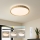 Brilagi - Ściemnialna lampa sufitowa CORVO LED/72W/230V 3000-6000K dekor drewna śr. 50 cm + pilot zdalnego sterowania