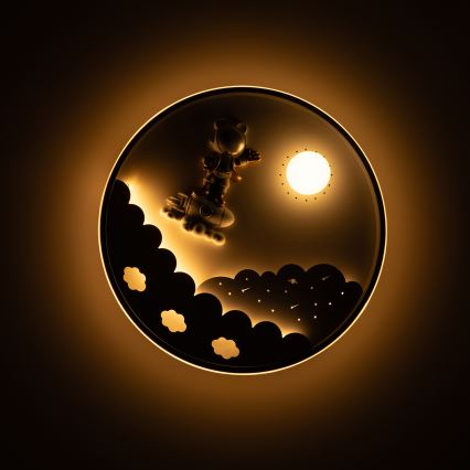 Brilagi - LED ściemnialna lampa sufitowa dla dzieci ASTRO LED/68W/230V 3000-6000K śr. 49 cm + zdalne sterowanie (pilot)