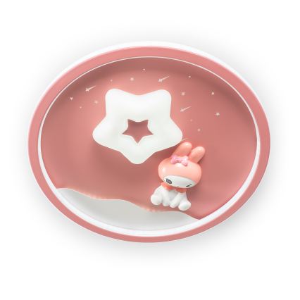 Brilagi - LED Ściemnialna dziecięca lampa sufitowa BUNNY LED/83W/230V 3000-6000K śr. 49 cm + pilot zdalnego sterowania