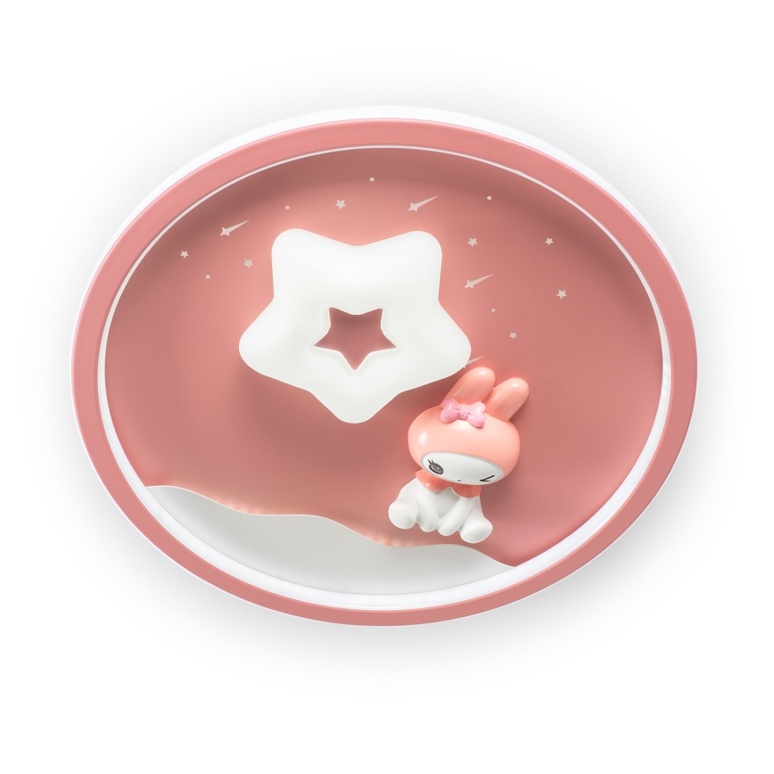 Brilagi - LED Ściemnialna dziecięca lampa sufitowa BUNNY LED/83W/230V 3000-6000K śr. 49 cm + pilot zdalnego sterowania