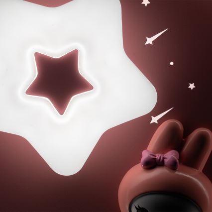 Brilagi - LED Ściemnialna dziecięca lampa sufitowa BUNNY LED/83W/230V 3000-6000K śr. 49 cm + pilot zdalnego sterowania