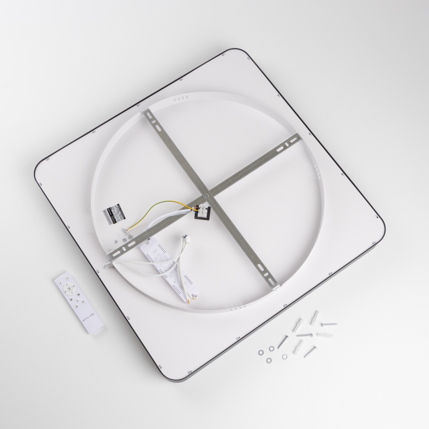 Brilagi - ściemnialna oprawa sufitowa LED FALCON II LED/125W/230V 3000-6500K 60x60 cm czarna + pilot zdalnego sterowania