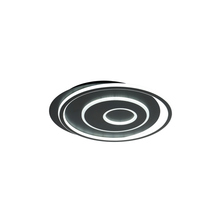 Brilagi - Ściemnialna oprawa sufitowa IRIS LED/83W/230V 3000-6000K 46x50 cm czarna + pilot zdalnego sterowania