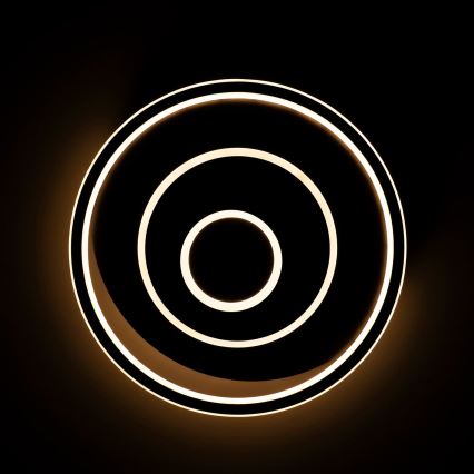 BRILAGI - Ściemnialna oprawa sufitowa IRIS LED/83W/230V 3000-6000K 46x50 cm czarna + pilot zdalnego sterowania