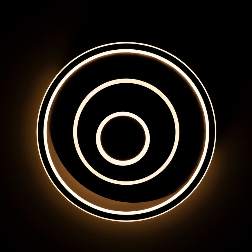 BRILAGI - Ściemnialna oprawa sufitowa IRIS LED/83W/230V 3000-6000K 46x50 cm czarna + pilot zdalnego sterowania