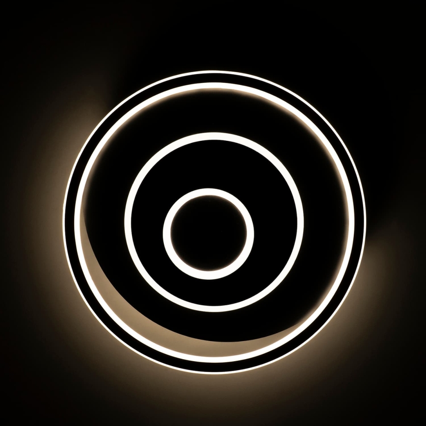 BRILAGI - Ściemnialna oprawa sufitowa IRIS LED/83W/230V 3000-6000K 46x50 cm czarna + pilot zdalnego sterowania