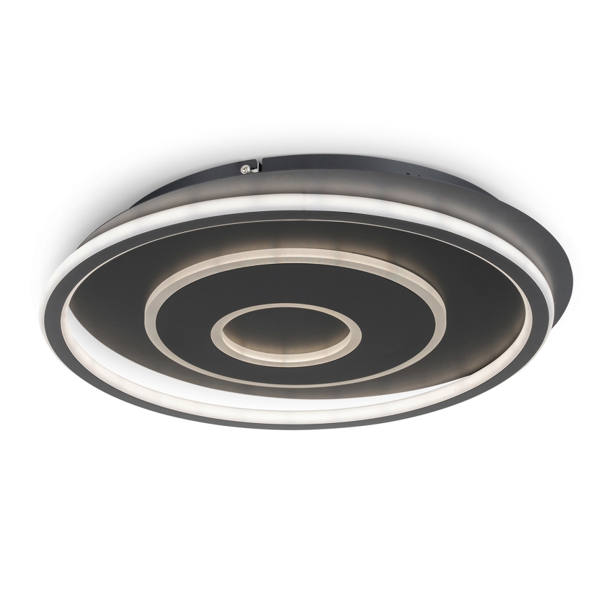 BRILAGI - Ściemnialna oprawa sufitowa IRIS LED/83W/230V 3000-6000K 46x50 cm czarna + pilot zdalnego sterowania