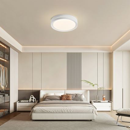 Brilagi - Ściemnialna oprawa sufitowa LED KREON LED/54W/230V 3000-6000K biała, średnica 38 cm + pilot zdalnego sterowania