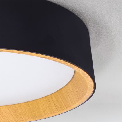 Brilagi - LED ściemnialna lampa sufitowa LARIOS LED/72W/230V 3000-6500K czarna śr. 59 cm + pilot zdalnego sterowania