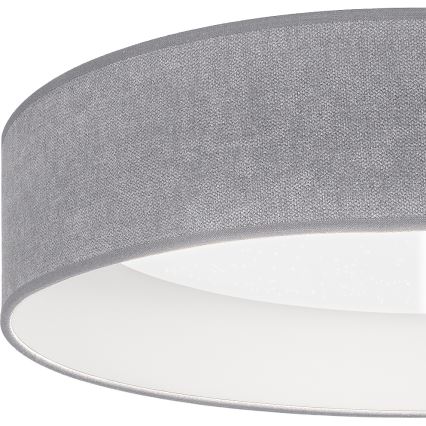 Brilagi - ściemniana oprawa sufitowa LED VELVET SMARTIX STARS LED/24W/230V 3000–6000K Ø 45 cm szara Wi‑Fi Tuya Beacon + pilot zdalnego sterowania