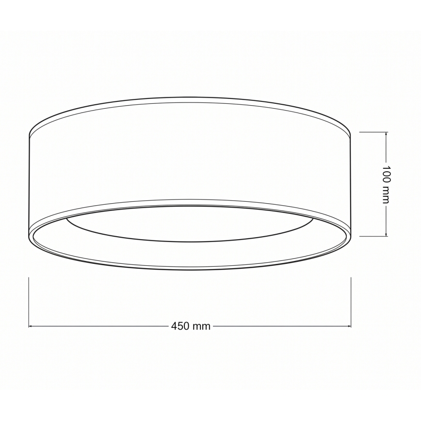 Brilagi - ściemniana oprawa sufitowa LED VELVET SMARTIX STARS LED/24W/230V 3000–6000K Ø 45 cm szara Wi‑Fi Tuya Beacon + pilot zdalnego sterowania