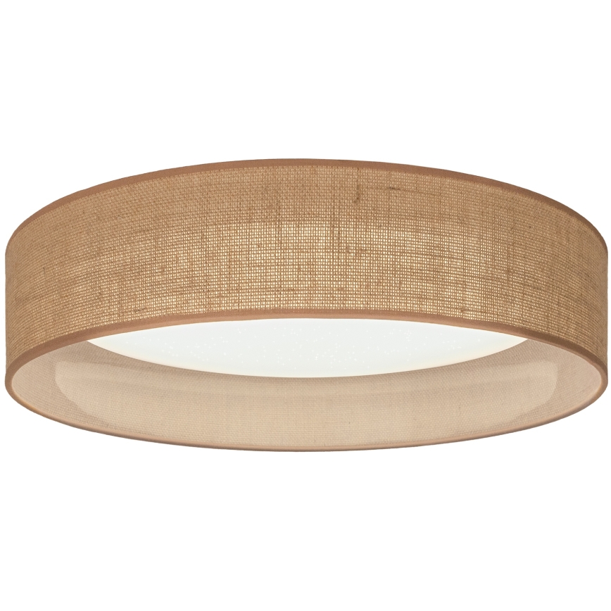 Brilagi - LED ściemnialna oprawa sufitowa VELVET SMARTIX STARS LED/36W/230V 3000-6000K śr. 55 cm beżowa Wi-Fi Tuya Beacon + pilot zdalnego sterowania