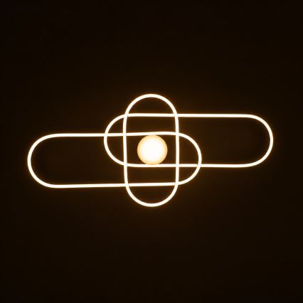 BRILAGI - LED ściemnialna oprawa sufitowa APOLLO LED/58W/230V 3000-6500K 43,2x101,2 cm czarna + pilot zdalnego sterowania