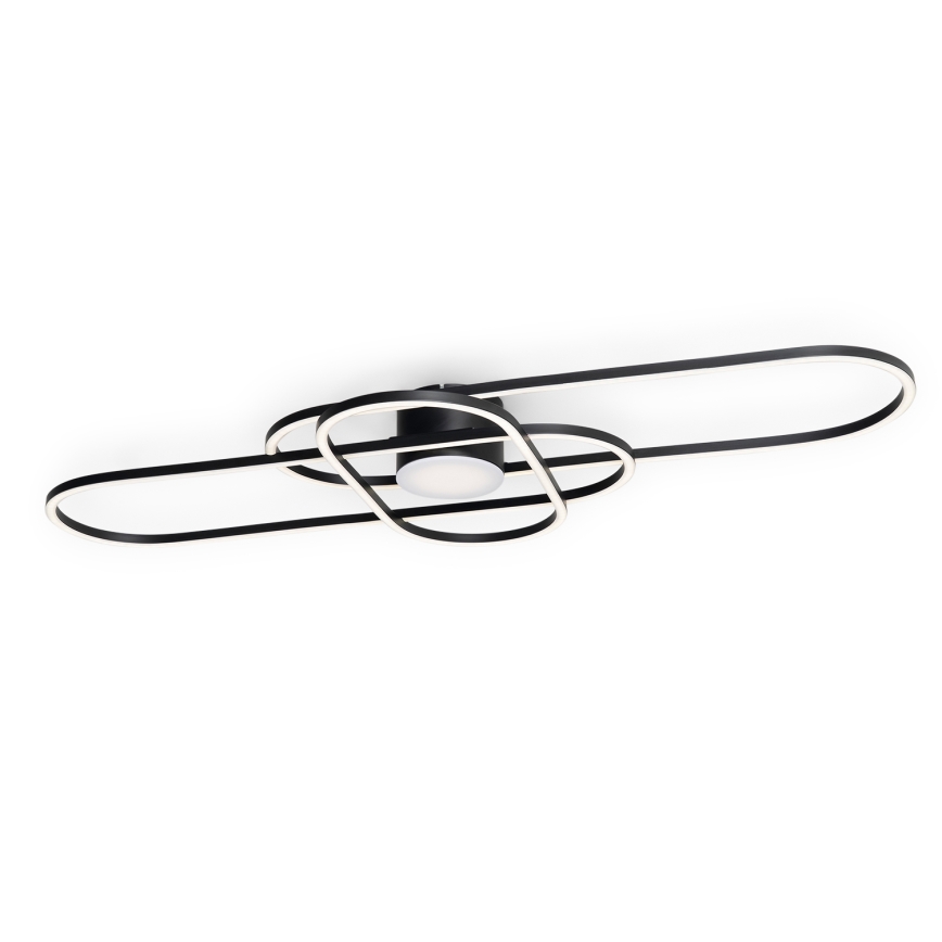 BRILAGI - LED ściemnialna oprawa sufitowa APOLLO LED/58W/230V 3000-6500K 43,2x101,2 cm czarna + pilot zdalnego sterowania