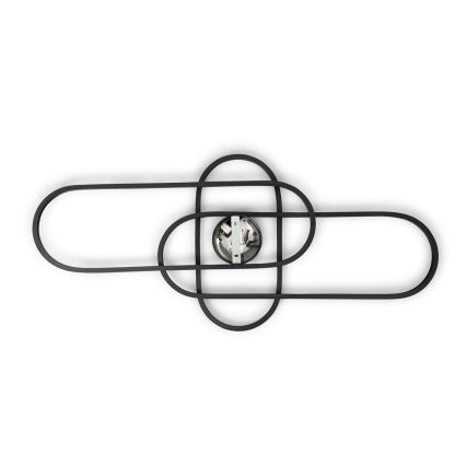 BRILAGI - LED ściemnialna oprawa sufitowa APOLLO LED/58W/230V 3000-6500K 43,2x101,2 cm czarna + pilot zdalnego sterowania