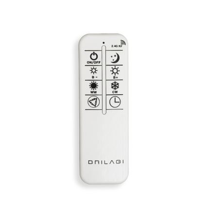 BRILAGI - LED ściemnialna oprawa sufitowa APOLLO LED/58W/230V 3000-6500K 43,2x101,2 cm czarna + pilot zdalnego sterowania