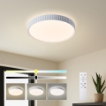 Brilagi - ściemnialna lampa sufitowa LED CORVO LED/54W/230V 3000-6000K biała śr. 40 cm + pilot zdalnego sterowania