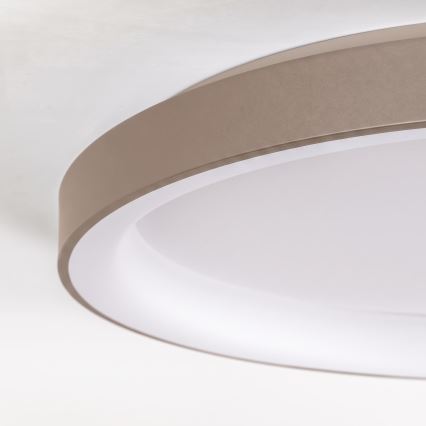 BRILAGI - LED ściemnialna oprawa sufitowa FALCON II LED/108W/230V 3000-6500K śr. 80 cm biały/beżowy + pilot zdalnego sterowania