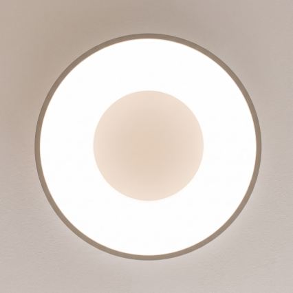 BRILAGI - LED ściemnialna lampa sufitowa FALCON II LED/67W/230V 3000-6500K śr. 40 cm biała/beżowa + pilot zdalnego sterowania
