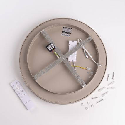 BRILAGI - LED ściemnialna lampa sufitowa FALCON II LED/67W/230V 3000-6500K śr. 40 cm biała/beżowa + pilot zdalnego sterowania