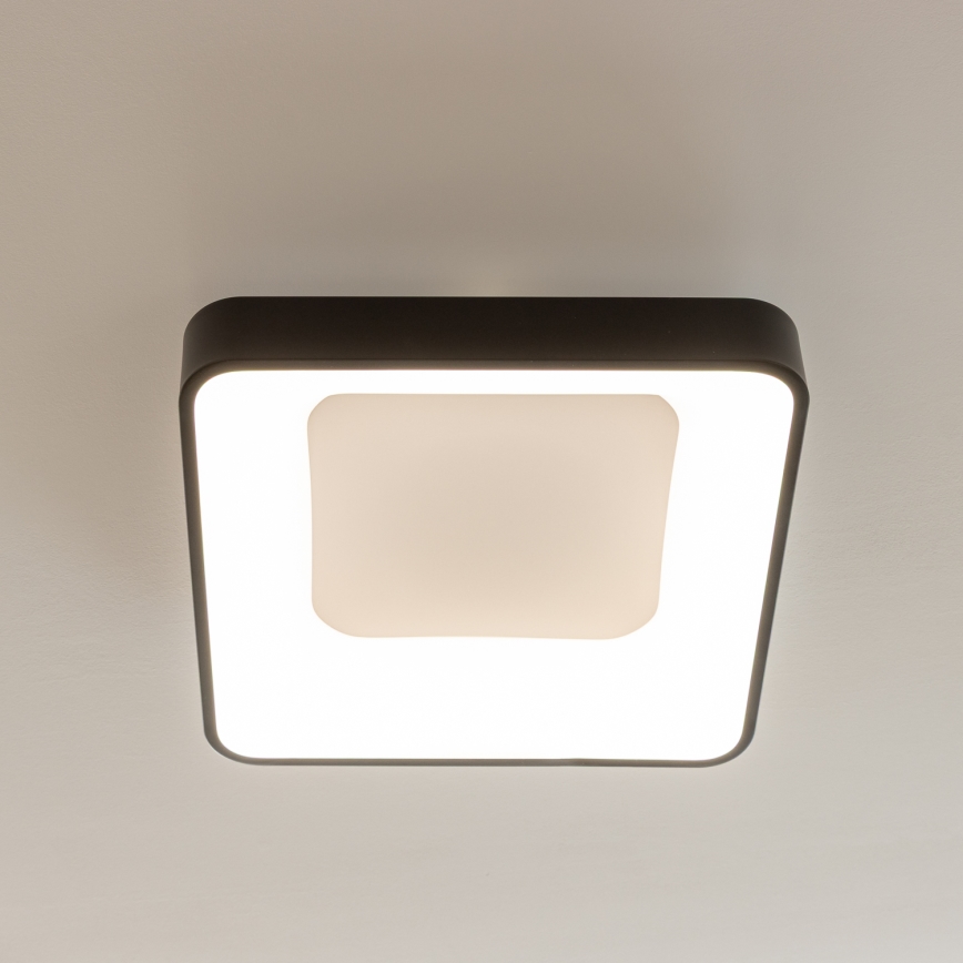 Brilagi - LED ściemnialna oprawa sufitowa FALCON II LED/80W/230V 3000-6500K 40x40 cm czarna + pilot zdalnego sterowania