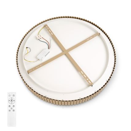 Brilagi - LED ściemnialny plafon sufitowy FALCON MODERN LED/54W/230V 3000-6500K 60 cm beżowy + pilot zdalnego sterowania
