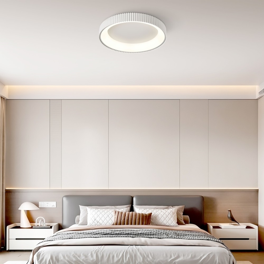 Brilagi - ściemnialna oprawa sufitowa FALCON MODERN LED/54W/230V 3000-6000K 60 cm biała + pilot zdalnego sterowania