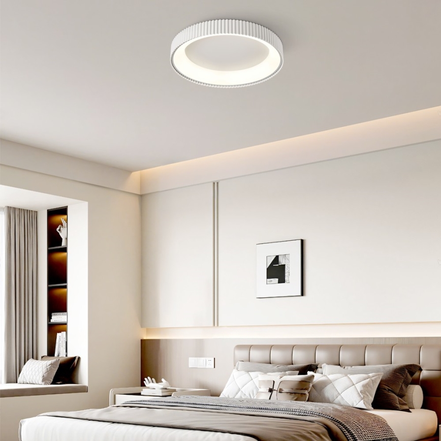 Brilagi - ściemnialna oprawa sufitowa FALCON MODERN LED/54W/230V 3000-6000K 60 cm biała + pilot zdalnego sterowania