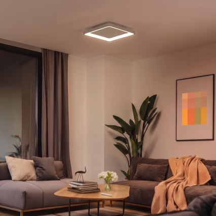 BRILAGI - Ściemnialna oprawa sufitowa LED FALCON SLIM LED/50W/230V 3000-6500K 50x50 cm beżowa + pilot zdalnego sterowania