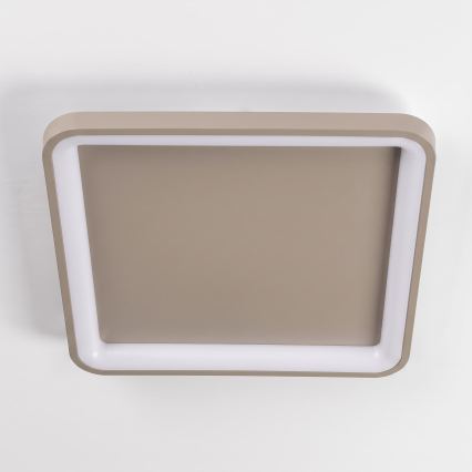 BRILAGI - Ściemnialna oprawa sufitowa LED FALCON SLIM LED/50W/230V 3000-6500K 50x50 cm beżowa + pilot zdalnego sterowania