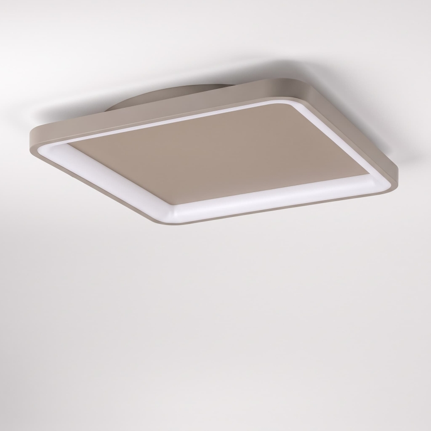 BRILAGI - Ściemnialna oprawa sufitowa LED FALCON SLIM LED/50W/230V 3000-6500K 50x50 cm beżowa + pilot zdalnego sterowania