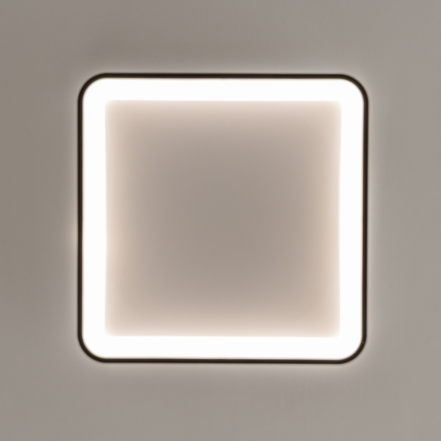 Brilagi - ściemnialna oprawa sufitowa LED FALCON SLIM LED/50W/230V 3000-6500K 50x50 cm czarna + pilot zdalnego sterowania