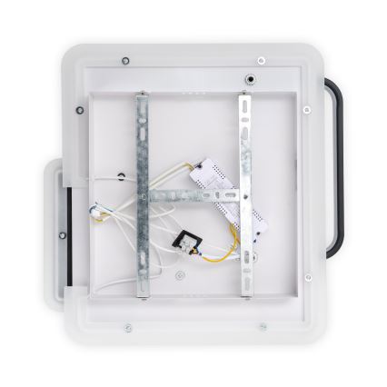 Brilagi - ściemnialna oprawa sufitowa FLARE LED/64W/230V 3000-6000K 45x45 cm biała/czarna + pilot zdalnego sterowania