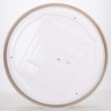 Brilagi - ściemnialna oprawa sufitowa FLOCO LED/48W/230V 3000-6500K średnica 40 cm dekor drewna/czarny + pilot zdalnego sterowania