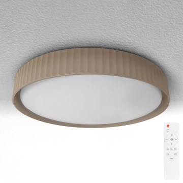 Brilagi - Ściemnialna lampa sufitowa LED LUCIA LED/48W/230V 3000-6500K Ø 41 cm brązowa + pilot zdalnego sterowania