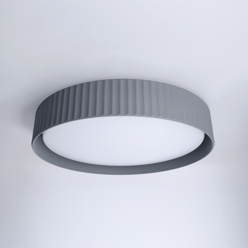 Brilagi - LED ściemnialna lampa sufitowa LUCIA LED/48W/230V 3000-6500K śr. 41 cm szara + zdalne sterowanie