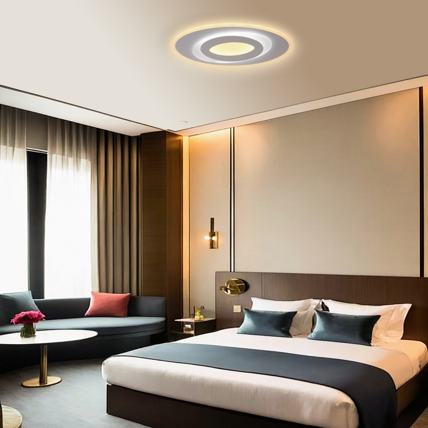 Brilagi - LED Ściemnialna lampa sufitowa MODERN LED/45W/230V 3000-6000K 20x40 cm + zdalne sterowanie
