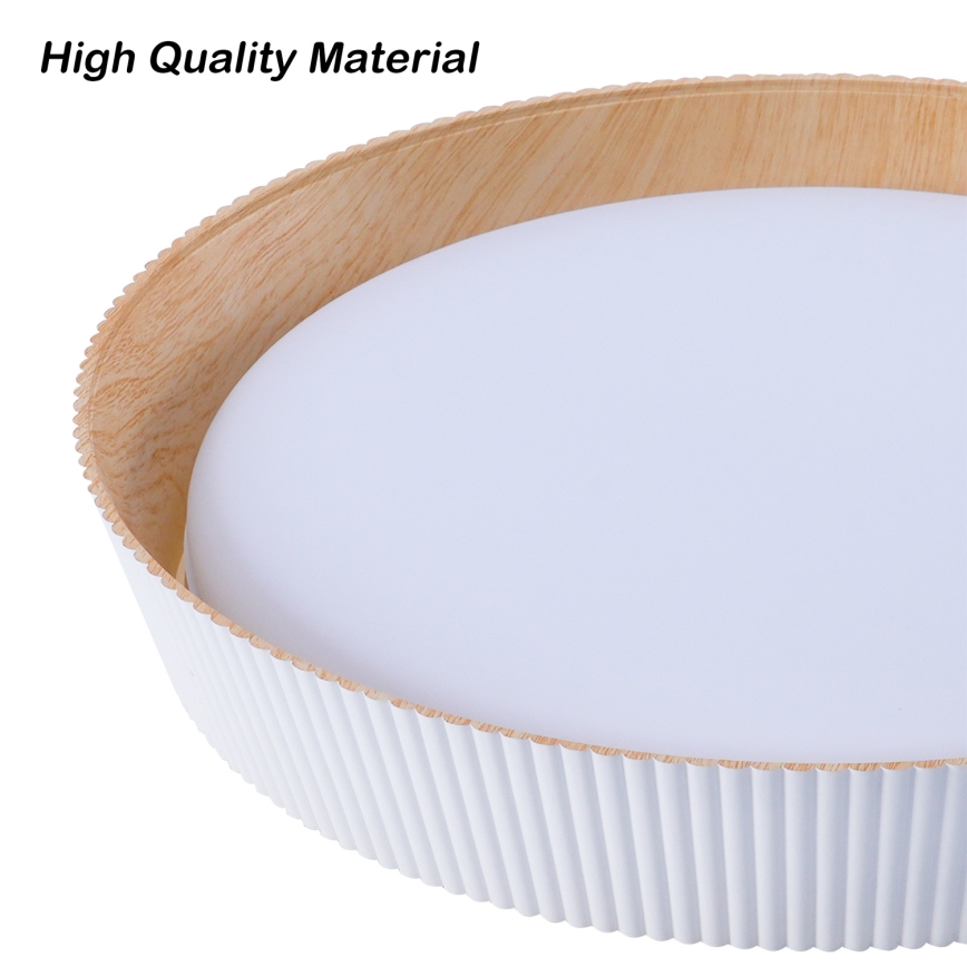 Brilagi - ściemnialna oprawa sufitowa LED ORINO LED/54W/230V 3000-6000K biała śr. 43 cm + pilot zdalnego sterowania