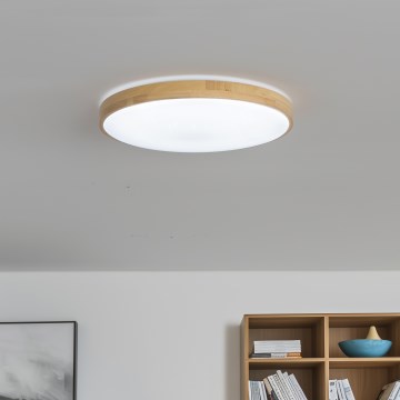 Brilagi - Ściemnialna lampa sufitowa LED PINE/24W/230V Ø 42 cm 3000-6500K + pilot zdalnego sterowania