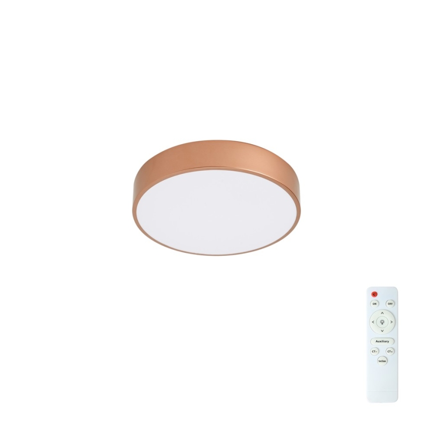 Brilagi - LED ściemnialna oprawa sufitowa POOL LED/36W/230V 3000-6000K śr. 30 cm brązowa + pilot