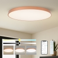 BRILAGI - ściemnialna lampa sufitowa LED POOL SMART LED/180W/230V 3000-6000K 120 cm brązowa Wi-Fi Tuya + pilot zdalnego sterowania