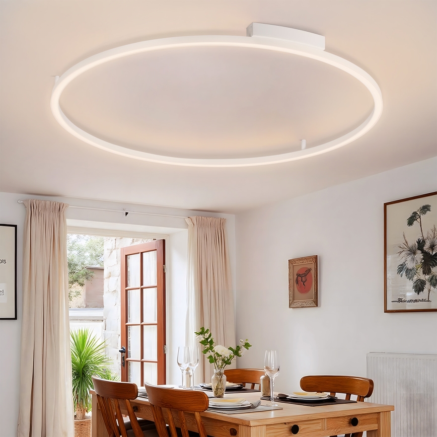 Brilagi - LED ściemnialna oprawa sufitowa PORTOFINO LED/85W/230V 3000–6000K śr. 120 cm biała + pilot zdalnego sterowania