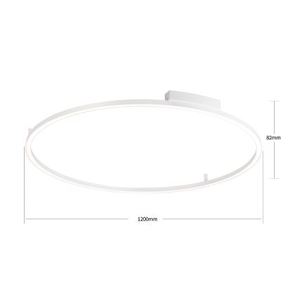 Brilagi - LED ściemnialna oprawa sufitowa PORTOFINO LED/85W/230V 3000–6000K śr. 120 cm biała + pilot zdalnego sterowania