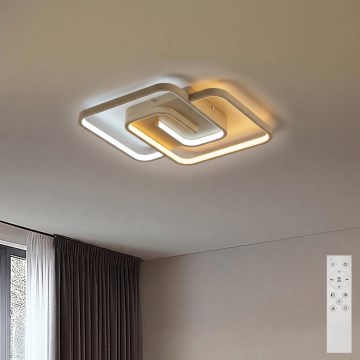 BRILAGI - Ściemnialna lampa sufitowa LED VELO LED/64W/230V 3000-6500K 48x48 cm beżowa + zdalne sterowanie