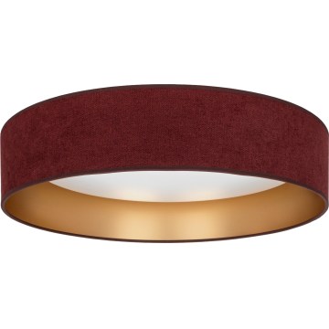 Brilagi - Ściemnialna lampa sufitowa LED VELVET SMARTIX STARS LED/36W/230V 3000–6000K Ø 55 cm bordowa/złota Wi-Fi Tuya Beacon + pilot zdalnego sterowania