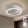 Brilagi - ściemnialna lampa sufitowa LED z wentylatorem LED/38W/230V 3000-6500K śr. 46 cm biała + pilot zdalnego sterowania