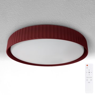 Brilagi - ściemnialna lampa sufitowa LUCIA LED/48W/230V 3000-6500K średnica 41 cm czerwona + pilot zdalnego sterowania