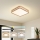 Brilagi - Ściemnialna lampa sufitowa MOLINA SQUARE LED/48W/230V 3000-6000K dąb 40x40 cm + zdalne sterowanie (pilot)