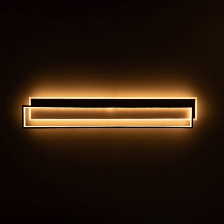 Brilagi - Ściemniаlna oprawa sufitowa LED OUTLINE LED/90W/230V 3000-6000K 18x100 cm biała/czarna + pilot zdalnego sterowania