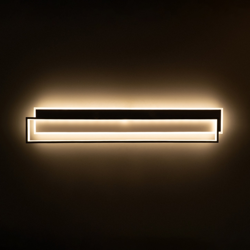 Brilagi - Ściemniаlna oprawa sufitowa LED OUTLINE LED/90W/230V 3000-6000K 18x100 cm biała/czarna + pilot zdalnego sterowania